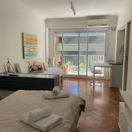 Studio Palermo Hermoso Con Balcon Buenos Aires Exterior foto
