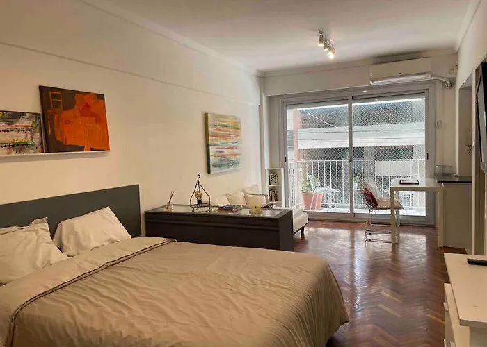 Studio Palermo Hermoso Con Balcon